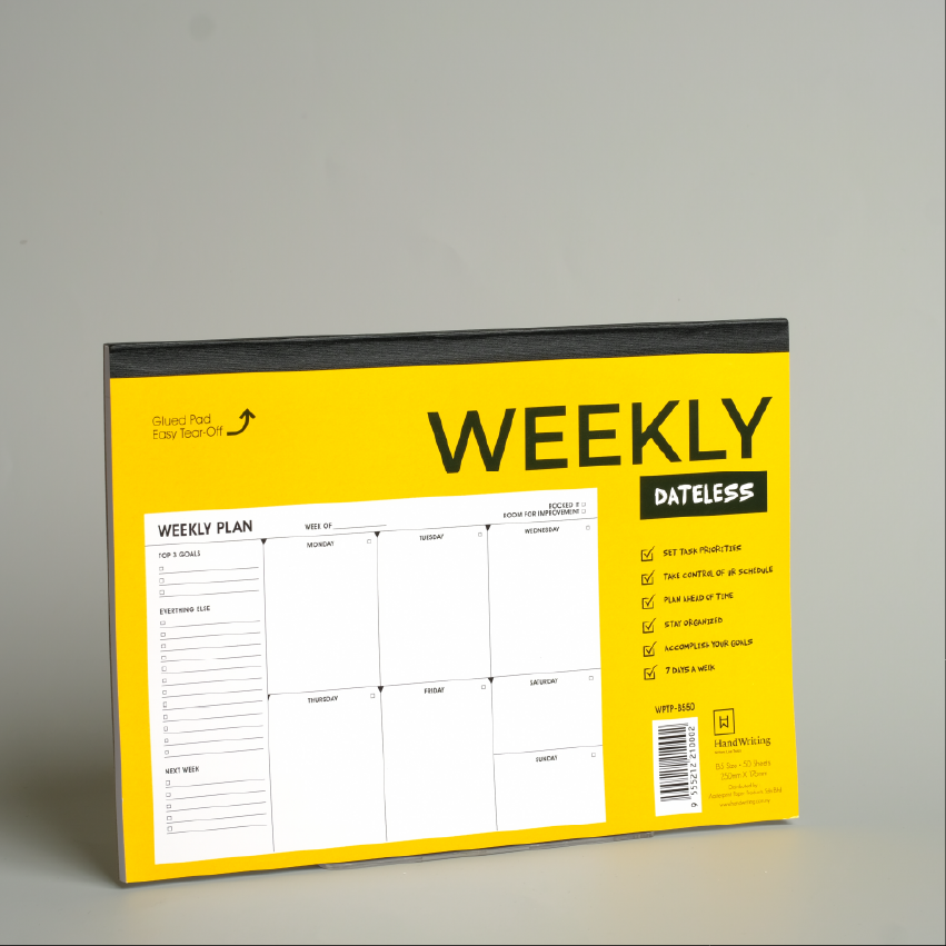 Hw Planner Pad (weekly) B5/80g Wptp-b550