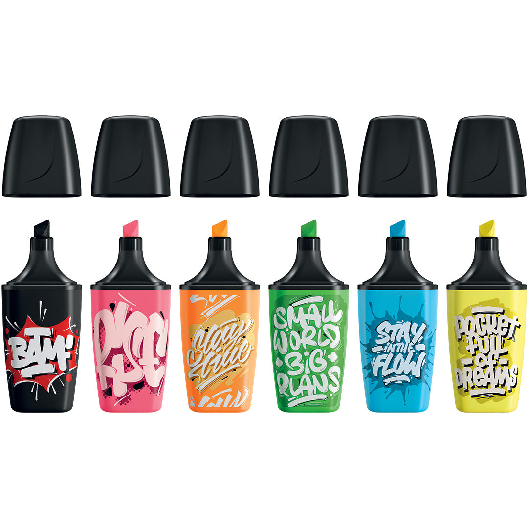 STABILO BOSS MINI SNOOZE ONE-SET OF 6PCS