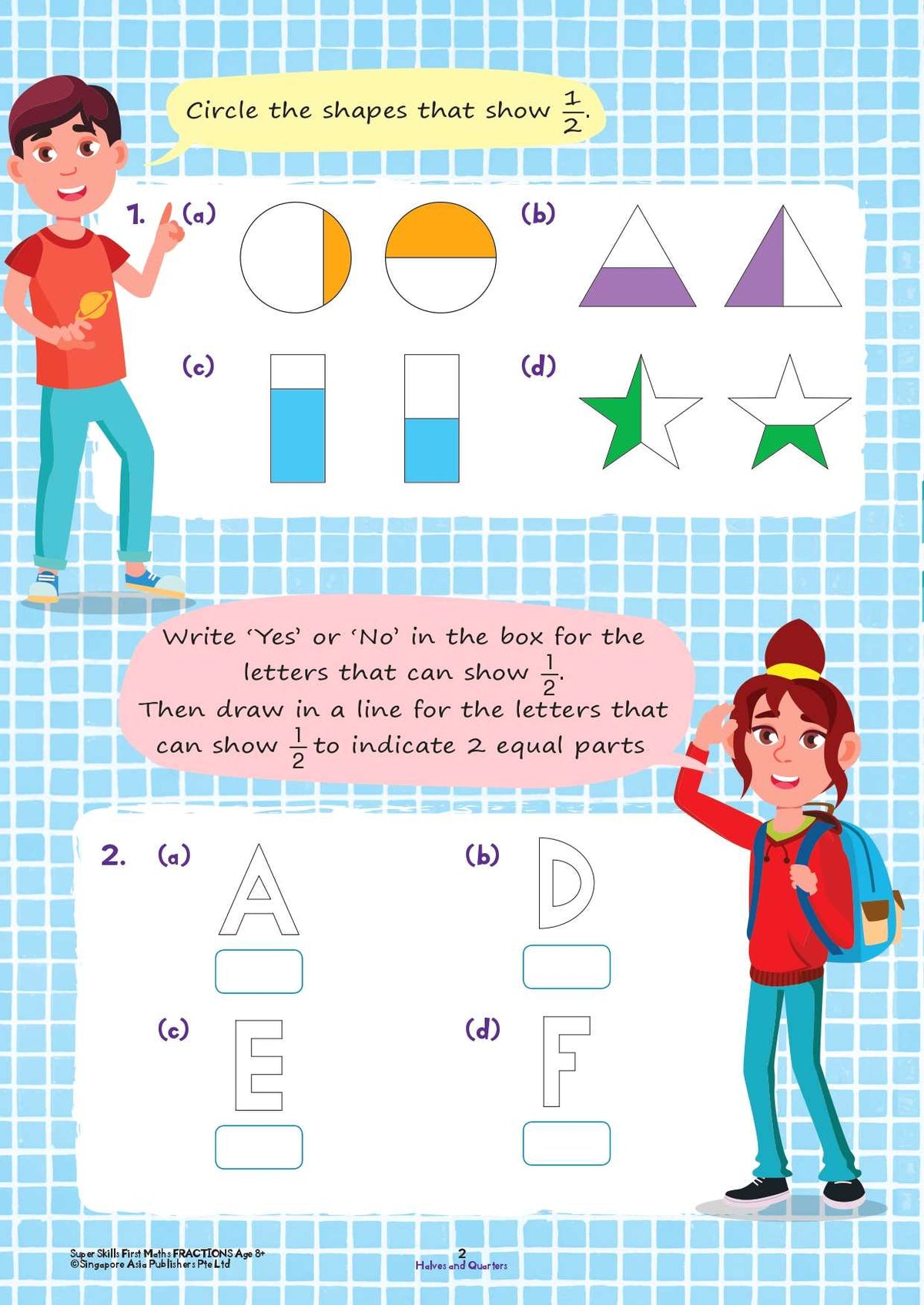 Super Skills First Maths Fractions (8+ Years)