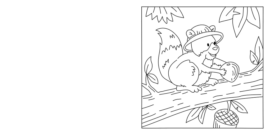 Forest Friends: Colouring