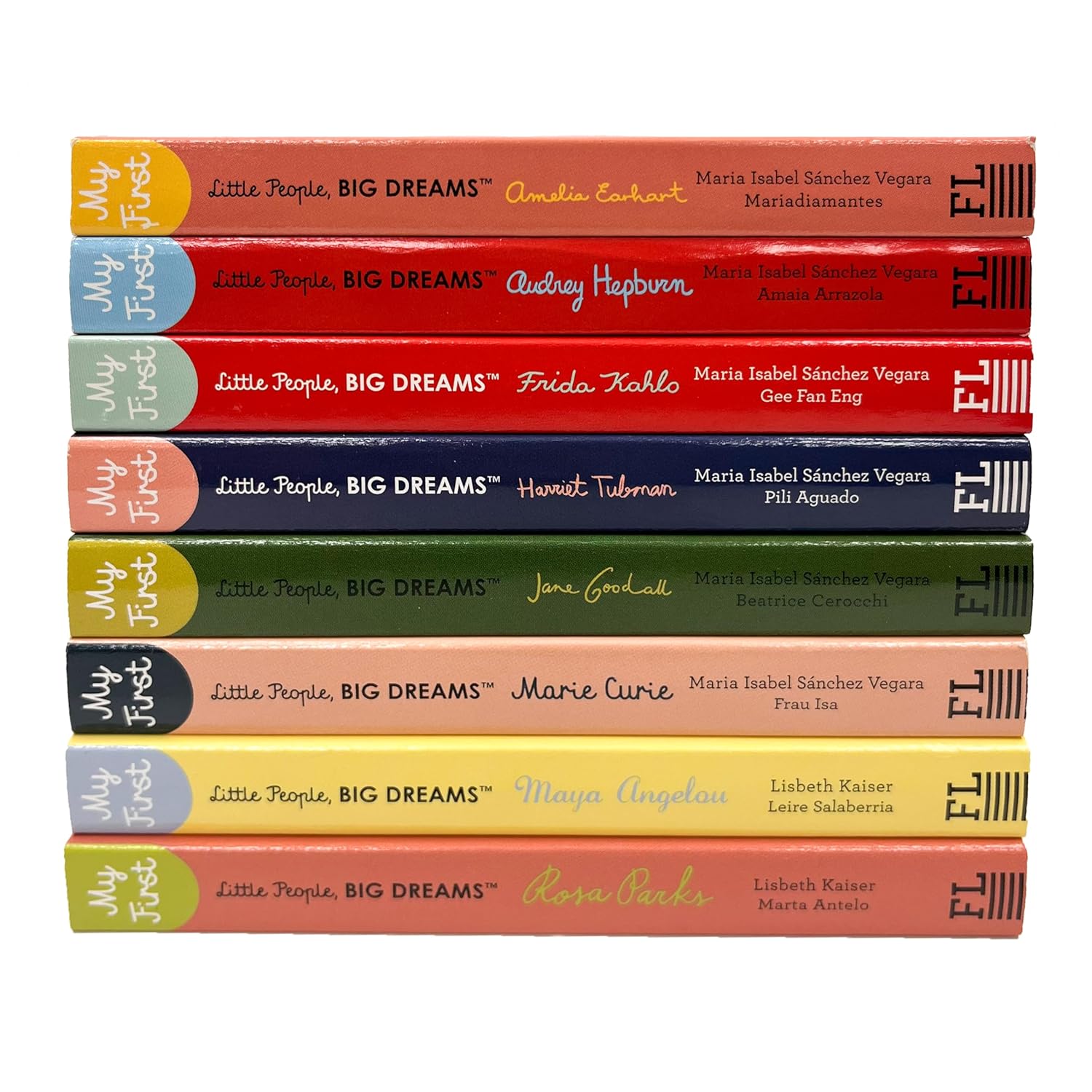 Little People Big Dreams (My First Library) (8 Board Book Boxed Set)