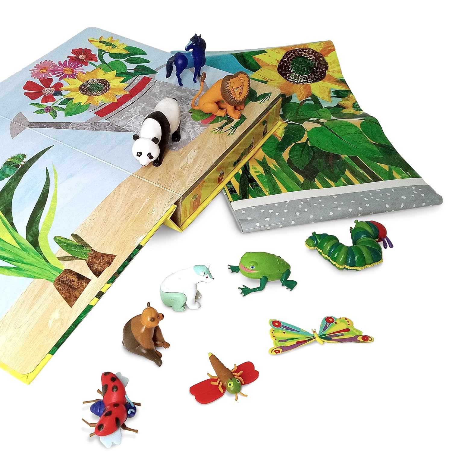 The World Of Eric Carle – With Storybook, 10 figurines, Playmat (My Busy Books) Board Book – Picture Book