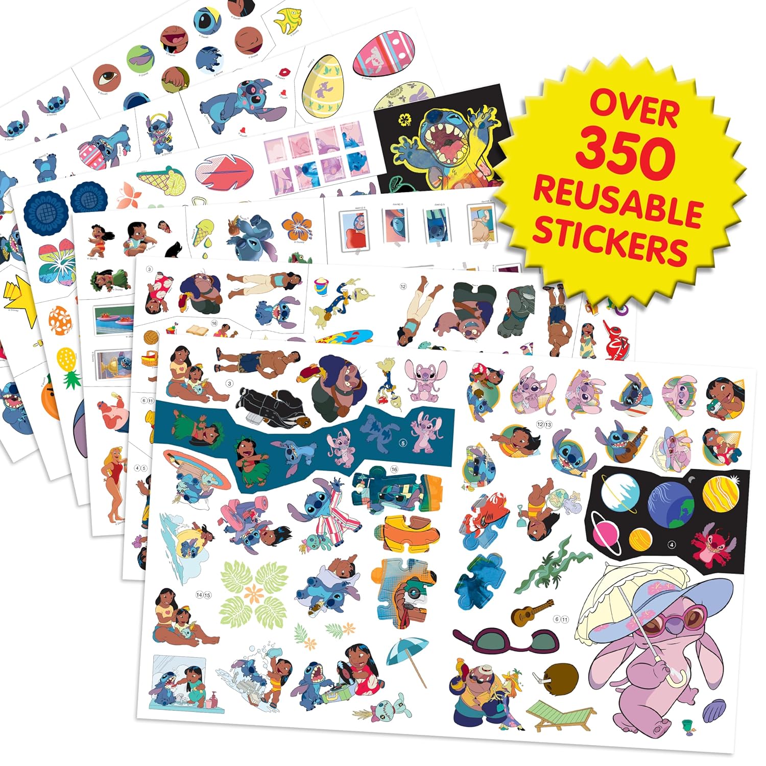 Disney Stitch Sticker Book Treasury