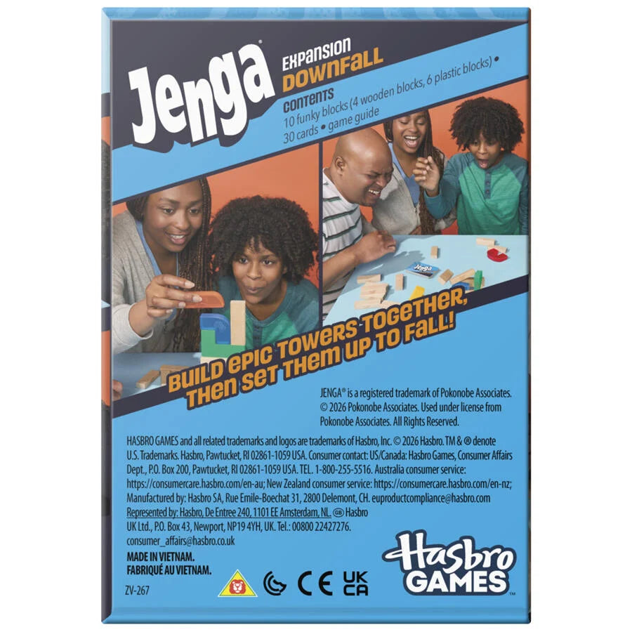 HASBRO JENGA DOWNFALL EXPANSION