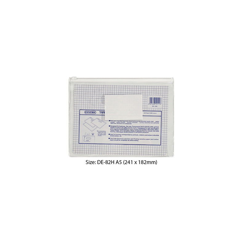 Centre Pvc Zip Bag  A5