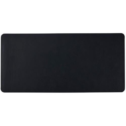 ELECOM Mouse Pad Single-Sided Desk Mat Soft Leather Black 