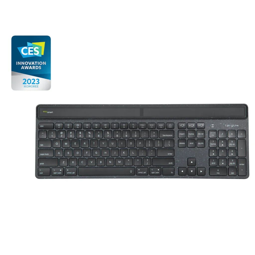 TARGUS Sustainable Energy Harvesting EcoSmart™ Keyboard