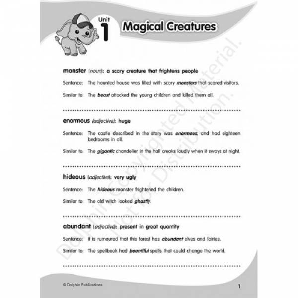 Primary 4 Vocabulary Practice Papers