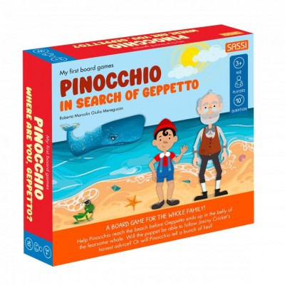 SASSI MY FIRST BOARD GAMES PINOCCHIO IN SEARCH OF GEPPETTO