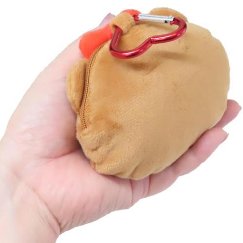 Sanrio Bear Costume Hello Kitty Plush Zipper Mascot Pouch With Carabiner