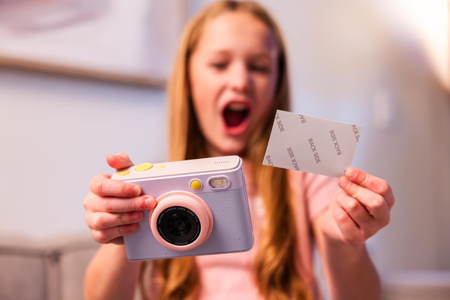 myFirst Insta Lux Instant Camera - Cotton Candy