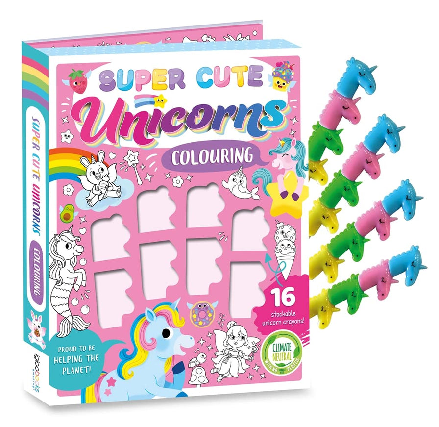 Super Cute Unicorns Colouring (Paperback)