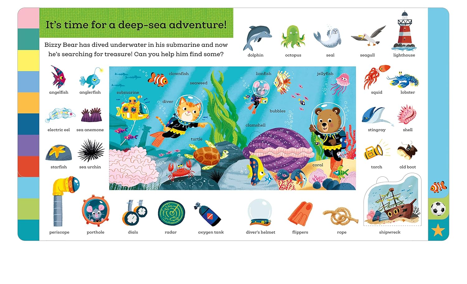 Bizzy Bear's Big Book of Words (Board Book)