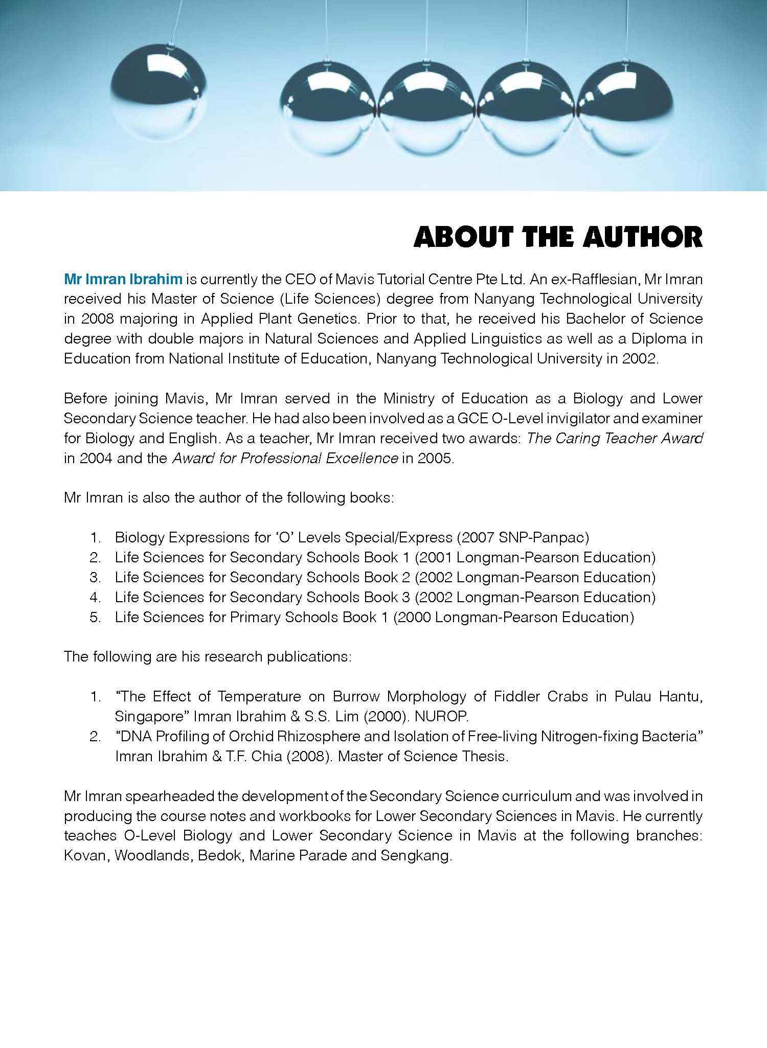 Integrated Science Physics Lower Secondary Levels