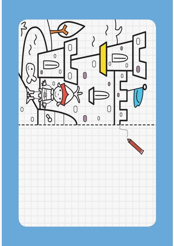 Flash Card Gift Set - Doodle Blue