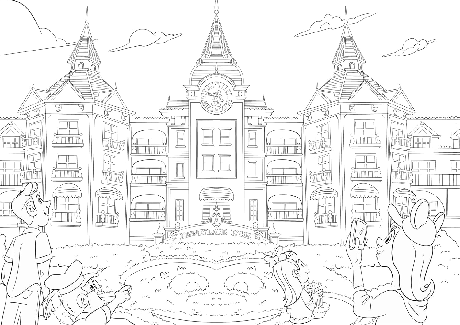 Disney: Disneyland Paris Colouring Book (Young Adult Colouring) Paperback