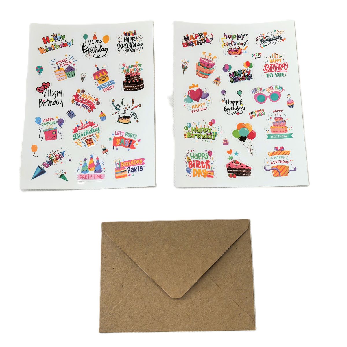 Birthday Embross Card 20P/Set