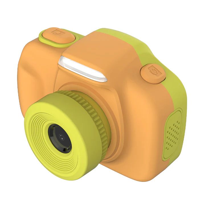 myFirst Camera 3 - Dual Lens Mini Camera for Boys and Girls Free Shockproof Case and Neck Lanyard - Yellow