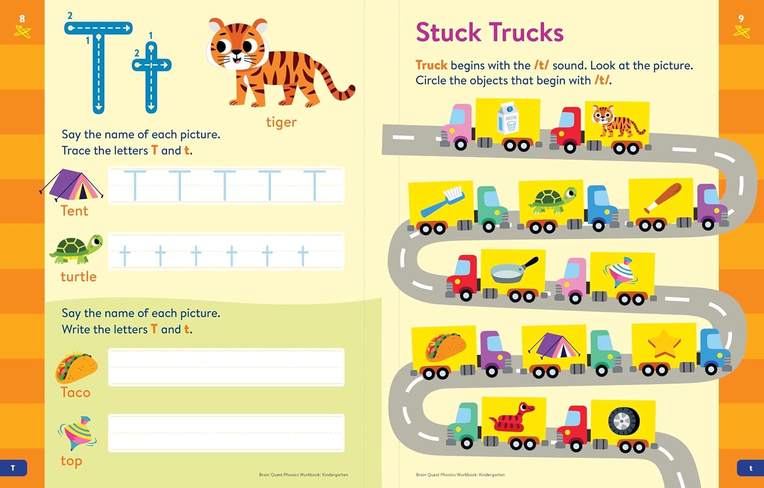 Brain Quest Phonics Workbook 2: Kindergarten