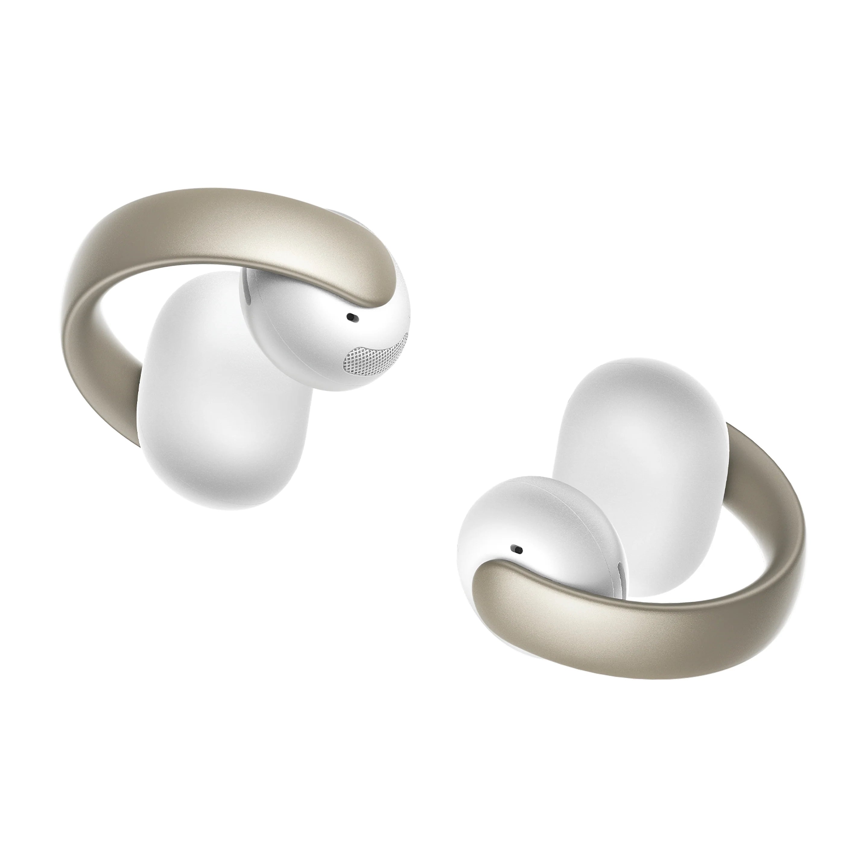 Soundcore AeroClip Open-Ear Clip-On Earbuds with Adaptive Comfort - White