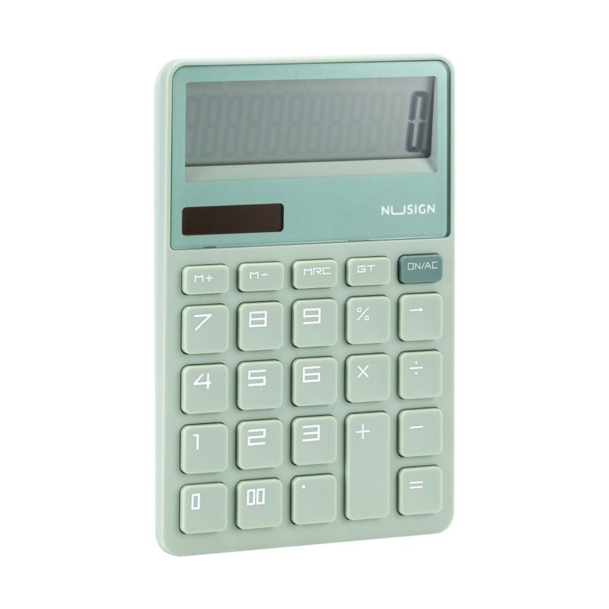 DELI NUSIGN CALCULATOR 12 DIGIT DUAL POWER GREEN ENS042