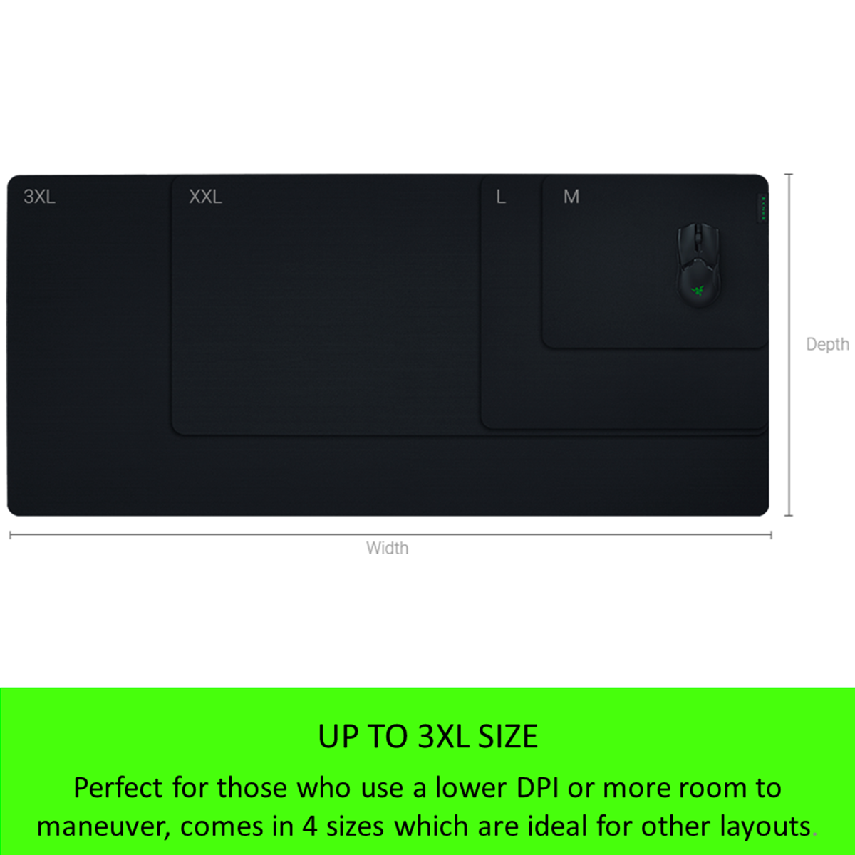 Razer Gigantus V2 Large Soft Gaming Mouse Mat For Speed and Control