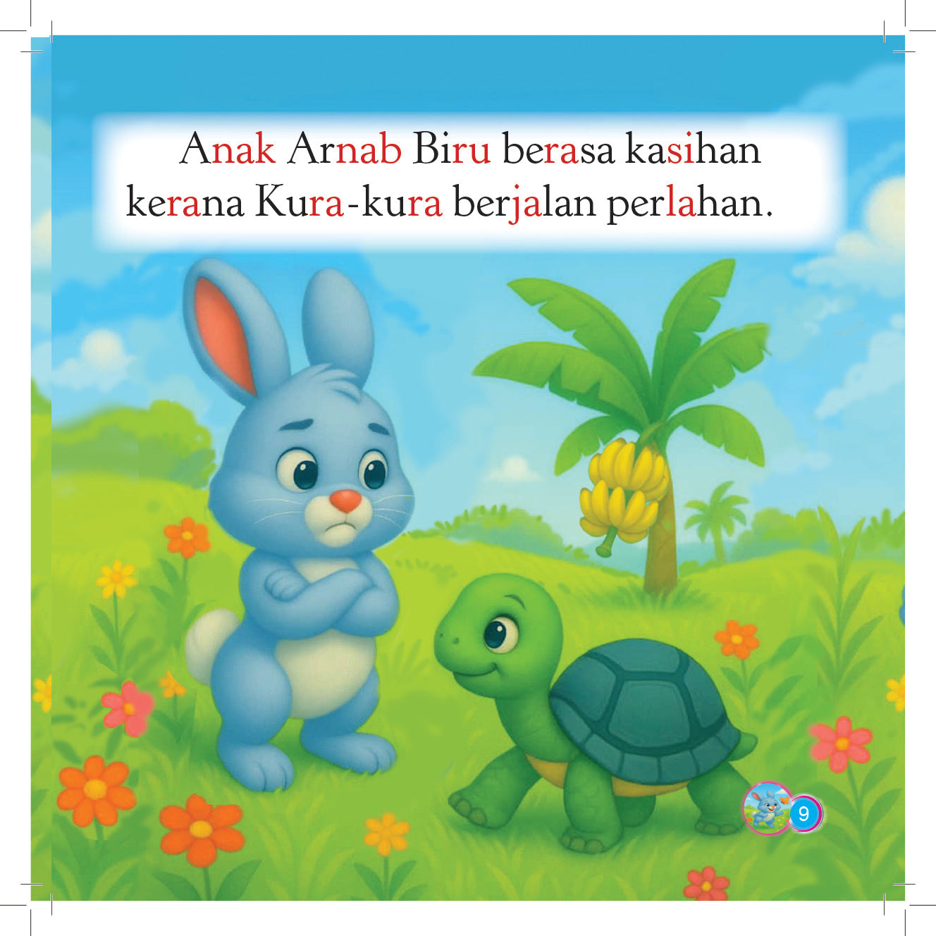 Siri Anak-anak Haiwan Comel : Anak Arnab Biru Baik Hati