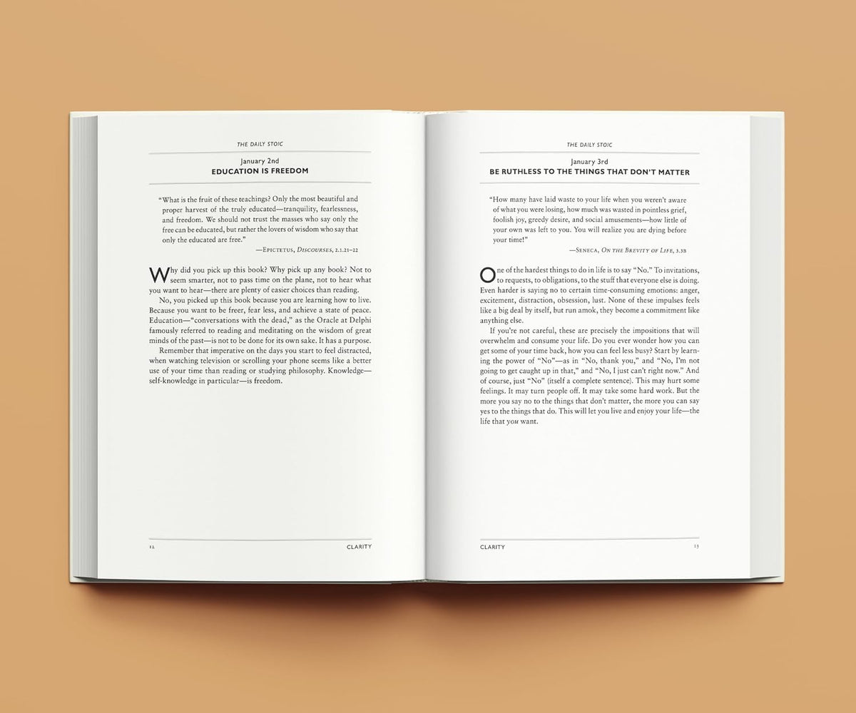 The Daily Stoic: 10th Anniversary Edition: 366 Meditations on Wisdom, Perseverance, and the Art of Living: Featuring new translations of Seneca, Epictetus and Marcus Aurelius (Hardcover)