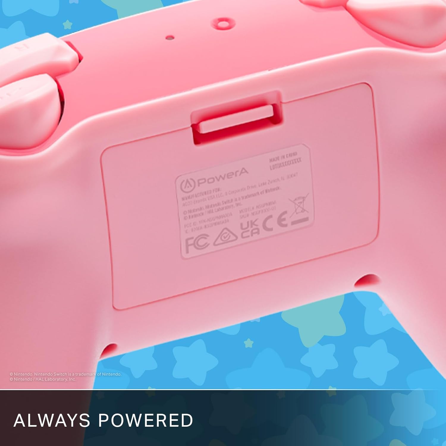 PowerA Wireless Controller for Nintendo Switch - Kirby Mouthful (Officially Licensed)
