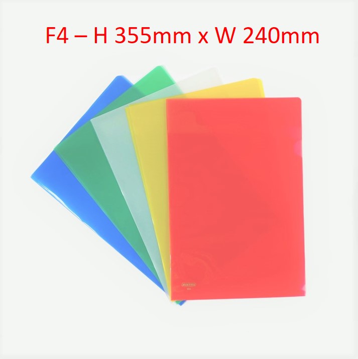 Centre Translucent Pp L-shaped Folder F4