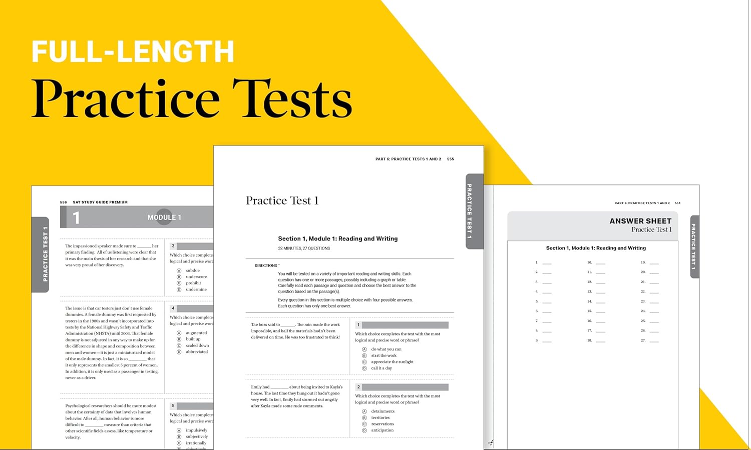 Barron's SAT Study Guide Premium 2027