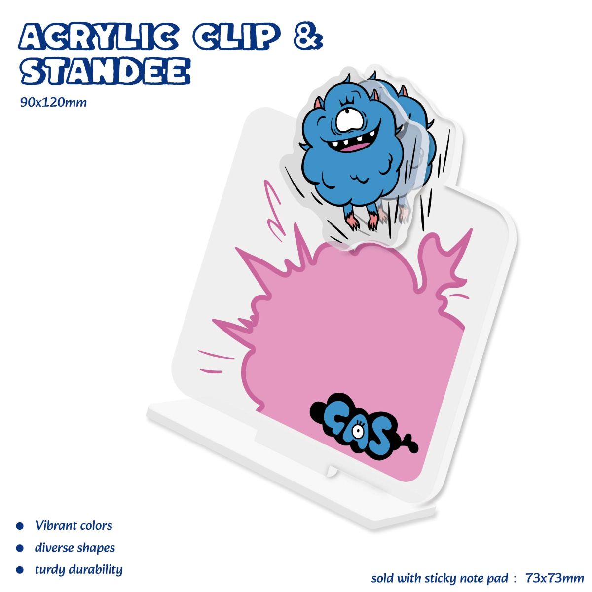 Strange Us Acrylic Clip Stand