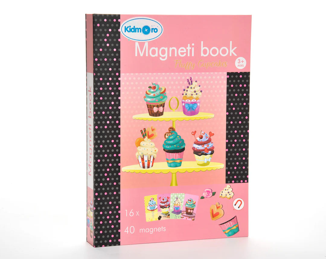 KIDMORO MAGNETI'BOOK - FLUFFY CUPCAKES
