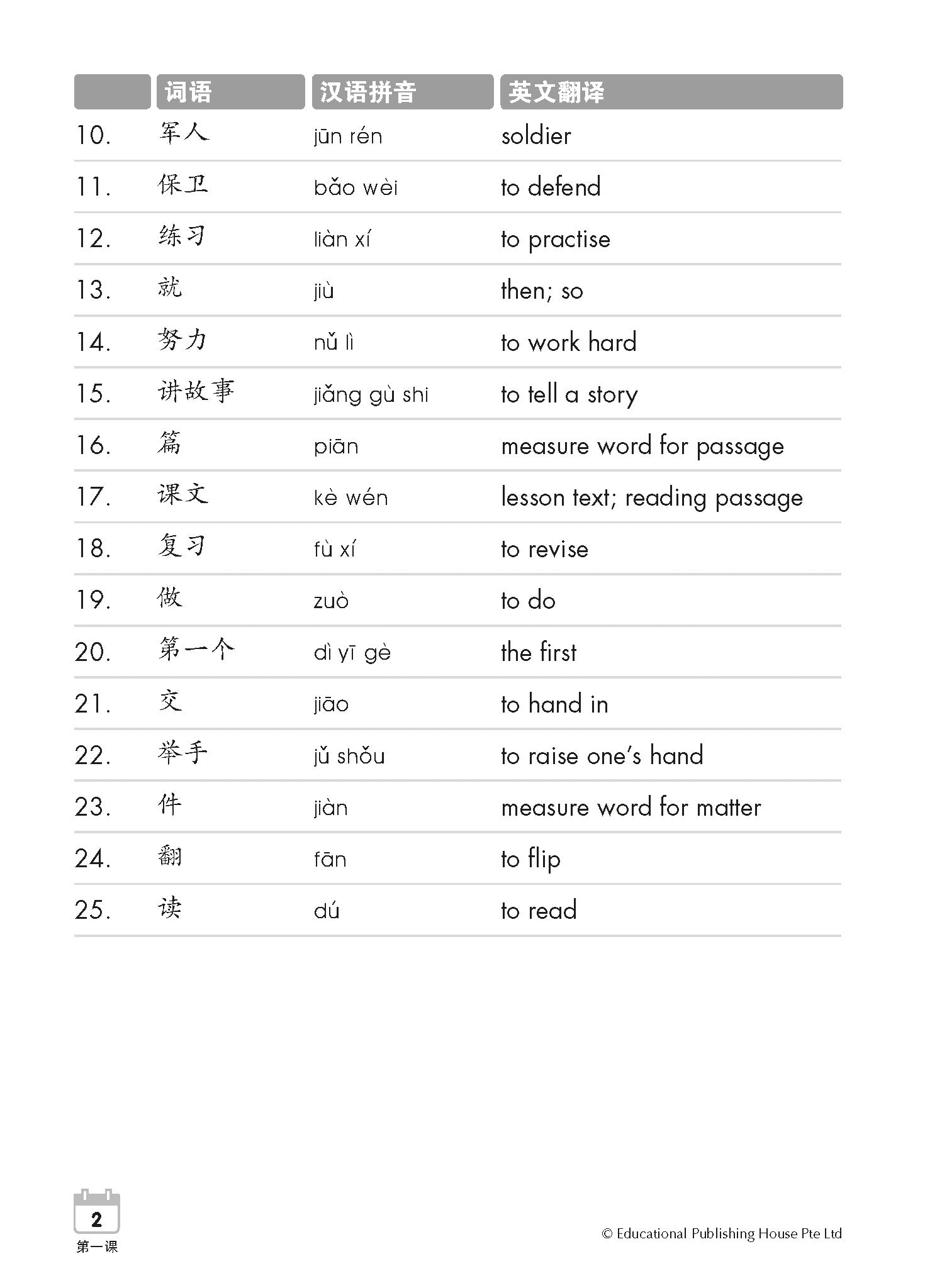 Primary 3A Chinese Weekly Revision 每周华文课文复习-5ed
