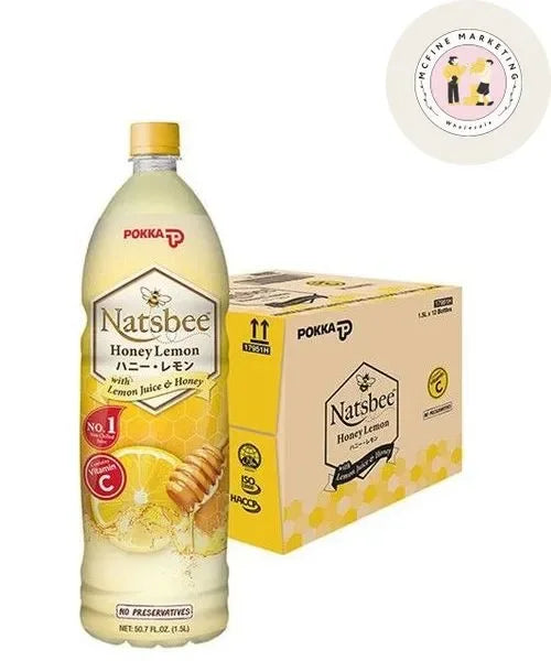 Pokka Natsbee Honey Lemon Less Sweet