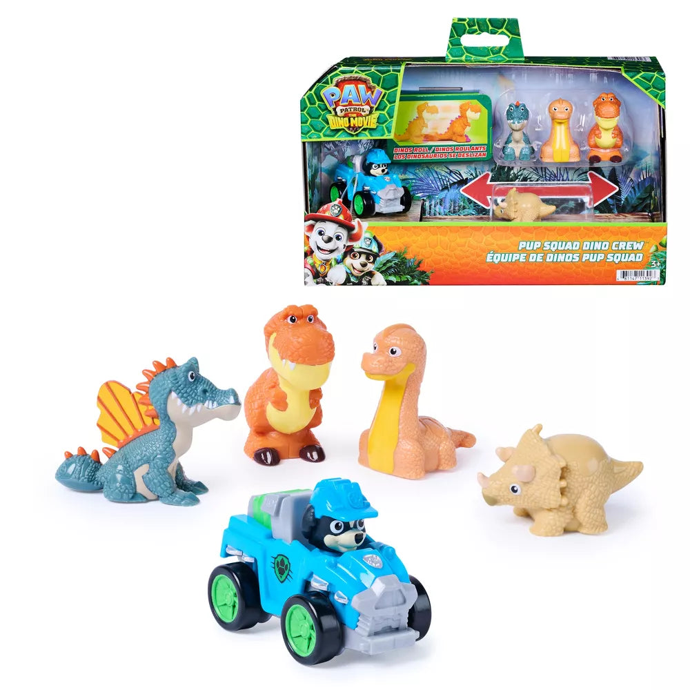 PAW PATROL THE DINO MOVIE PUP SQUAD DINO CREW PACK