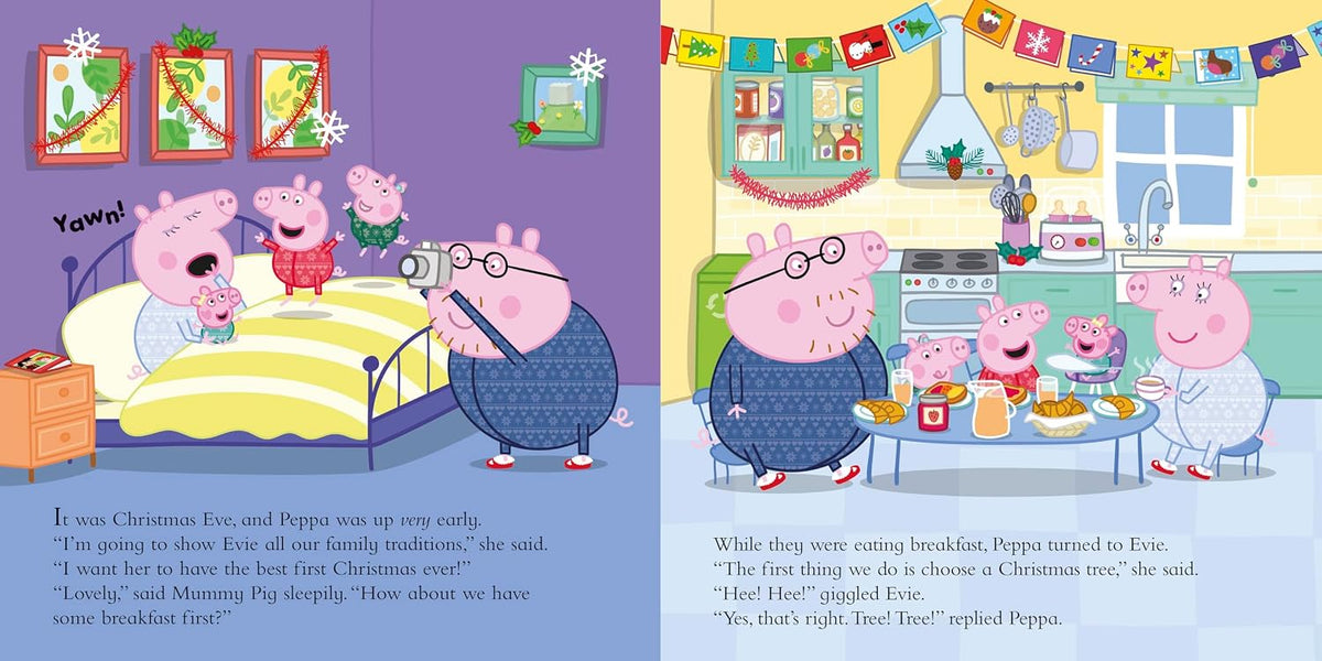 Peppa Pig: Peppa’s Family Christmas: A Joyful Festive Story (Paperback)