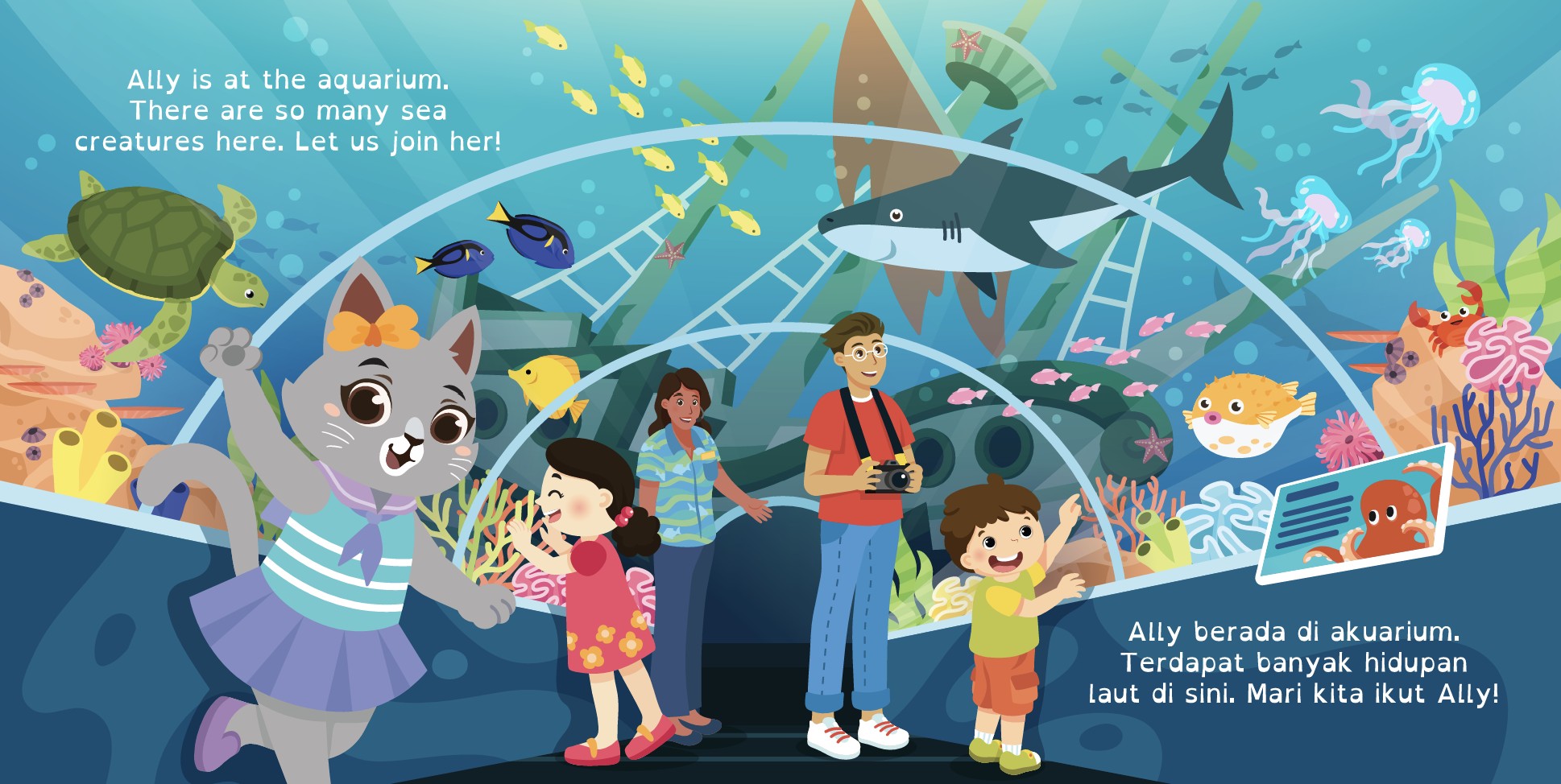 Ally at the Aquarium (Ally di Akuarium)