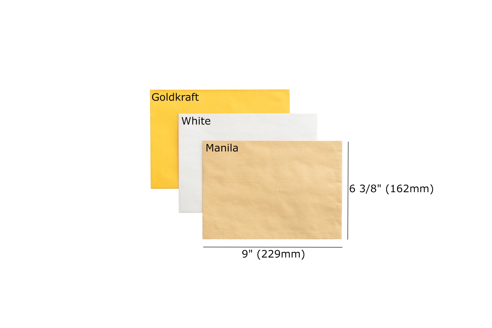 Waysin Goldkraft Envelope Peel & Seal (c5 Size) 162mm X 229mm - 10pcs