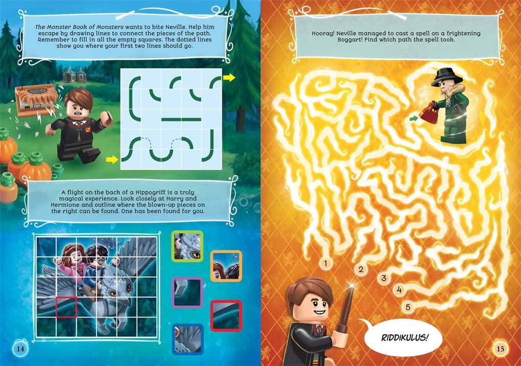 LEGO® Harry Potter™ Magical Surprises Activity Book (with Neville Longbottom™ minifigure) (Lego® Minifigure Activity) Paperback