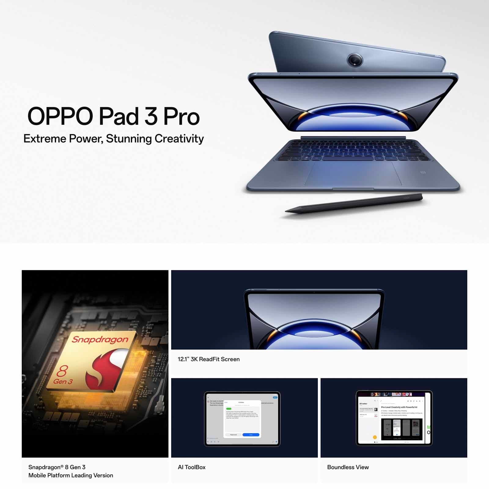 OPPO PAD 3 PRO WIFI (12+256GB) - Starlit Blue