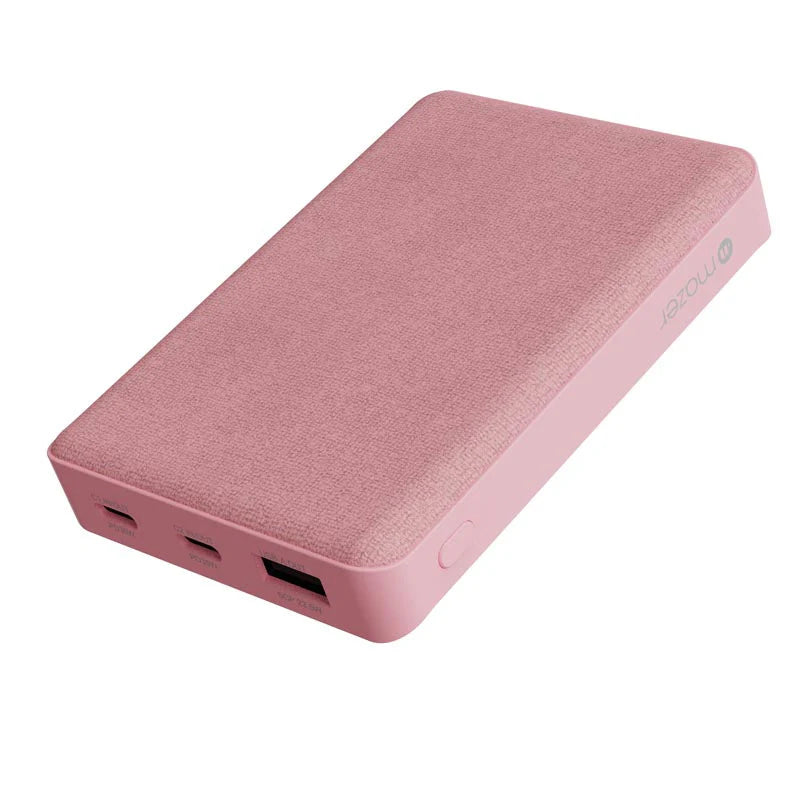 Mazer M-PC35W10.0V3-BK 10000mAh PD35W/PPS33W 2C+1A Powerbank (Pink)