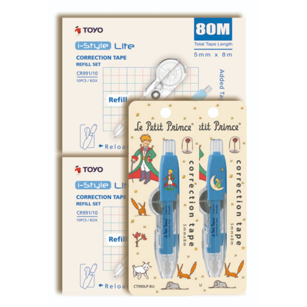 Little Prince Correction Tape Refill 20's with 2 Tape