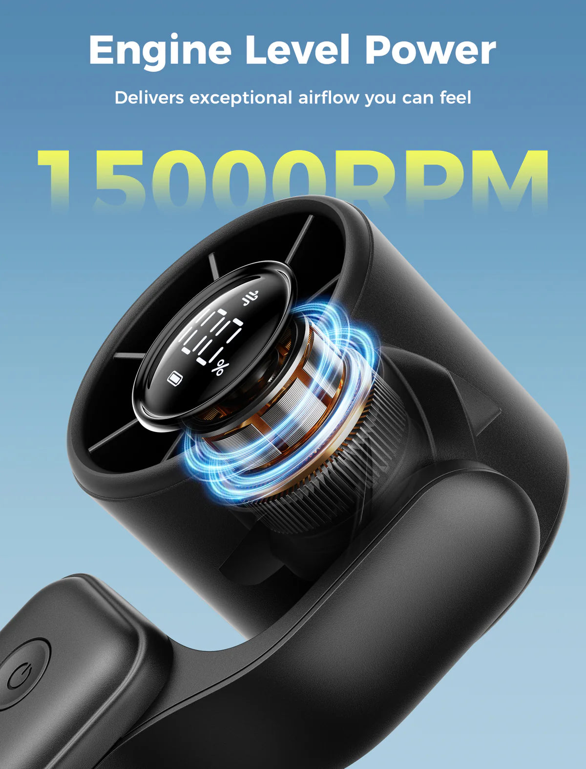Aecooly Portable Handheld Fan AirGimbal 3500mAh - Black