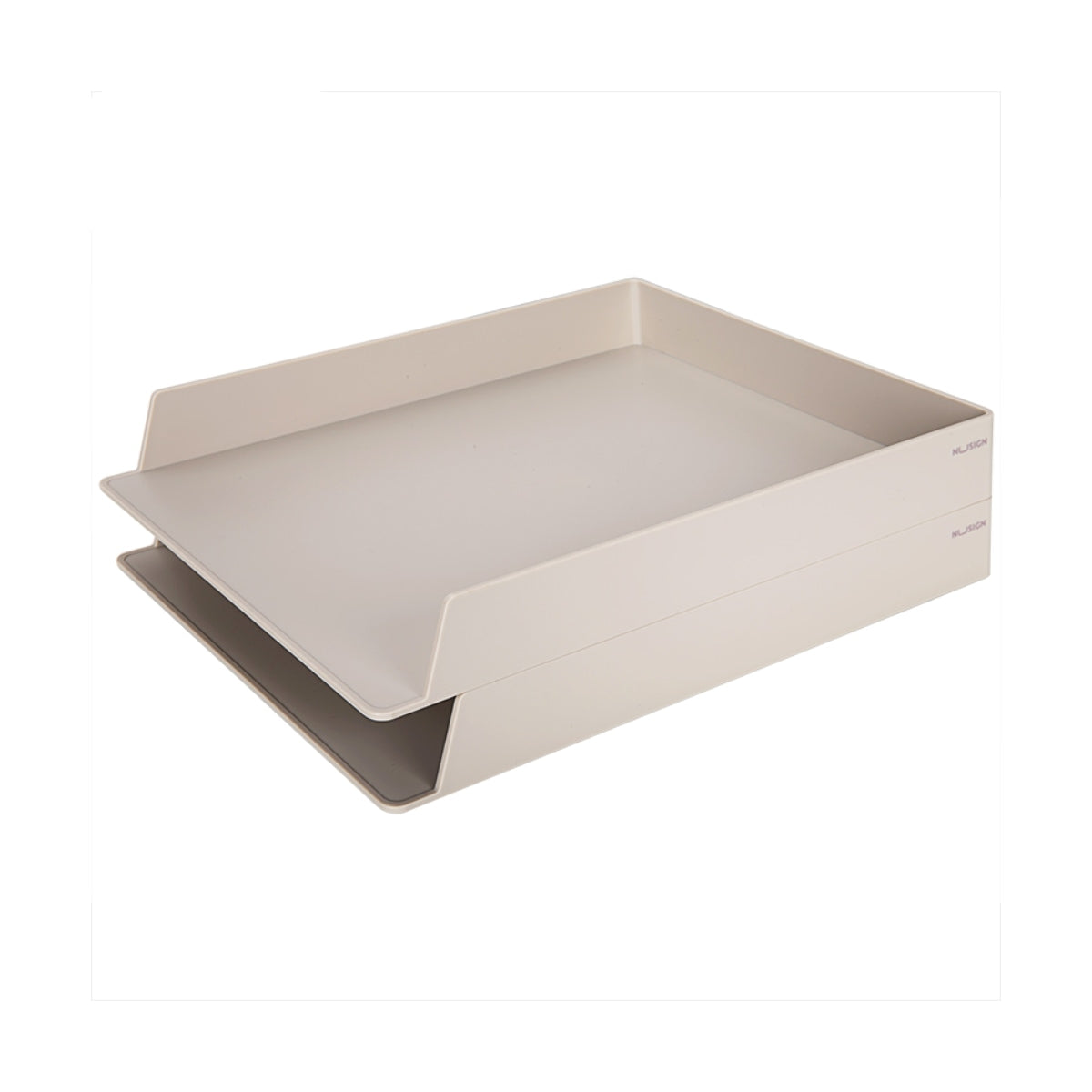 DELI NUSIGN DOUBLE LAYER FILE TRAY  GREY NS021