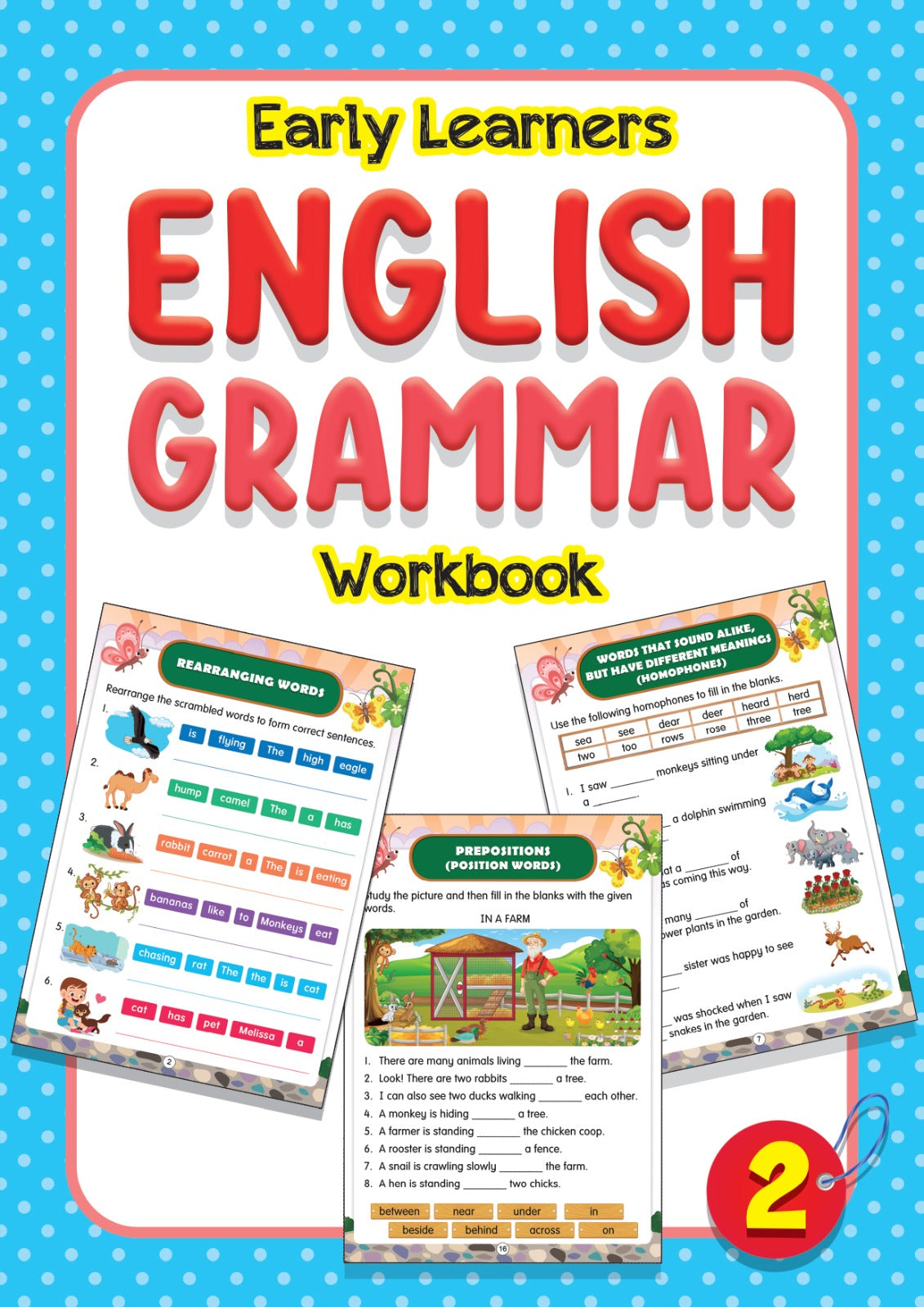 K1 Early Learners English Grammar Workbook 2
