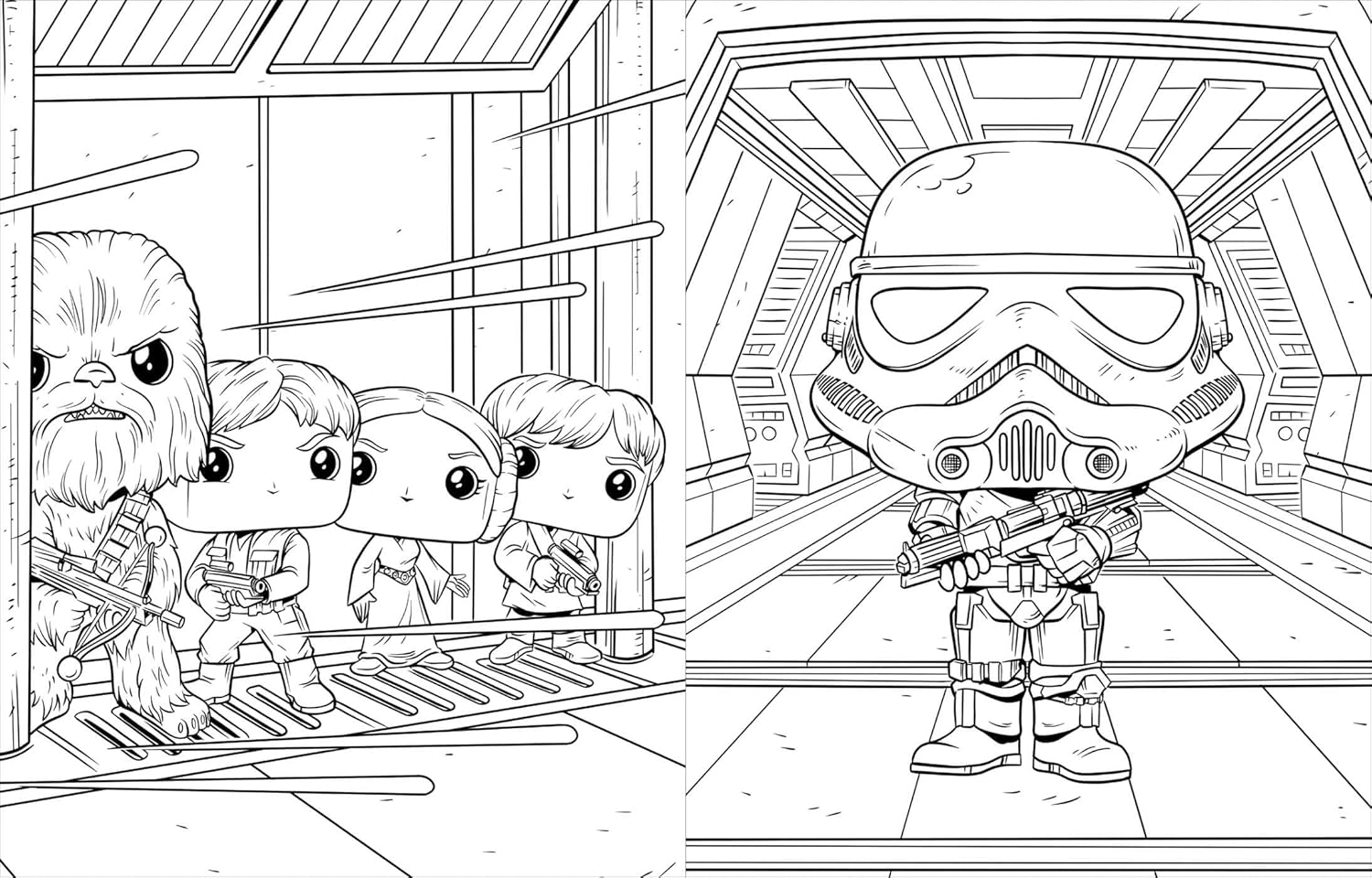 Star Wars: The Official Funko POP! Coloring Book
