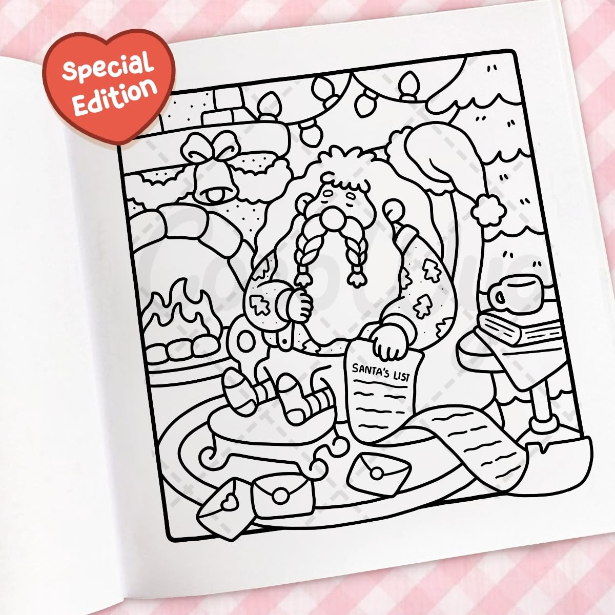 Cozy Christmas: The Cute and Relaxing Festive Colouring Book (Coco Wyo) Paperback