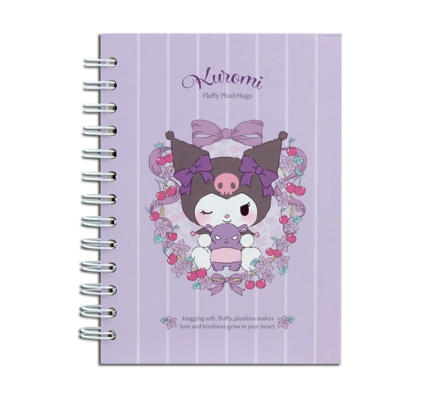 Sanrio Kuromi B6 Spiral Hard Cover Notebook