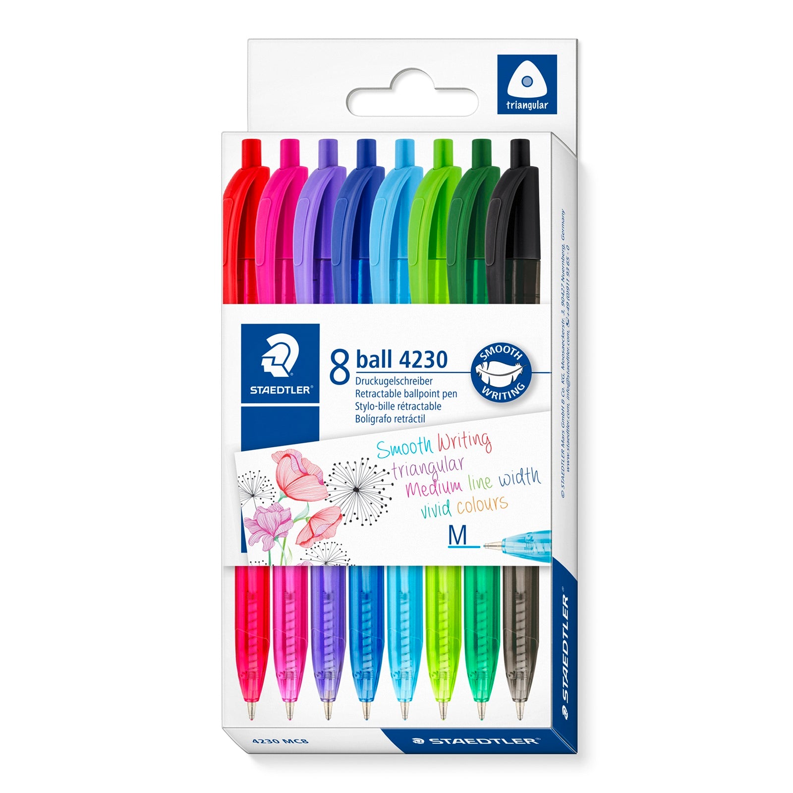 Staedtler Ballpoint Pen 4230 M 8col Set 4230 MC8